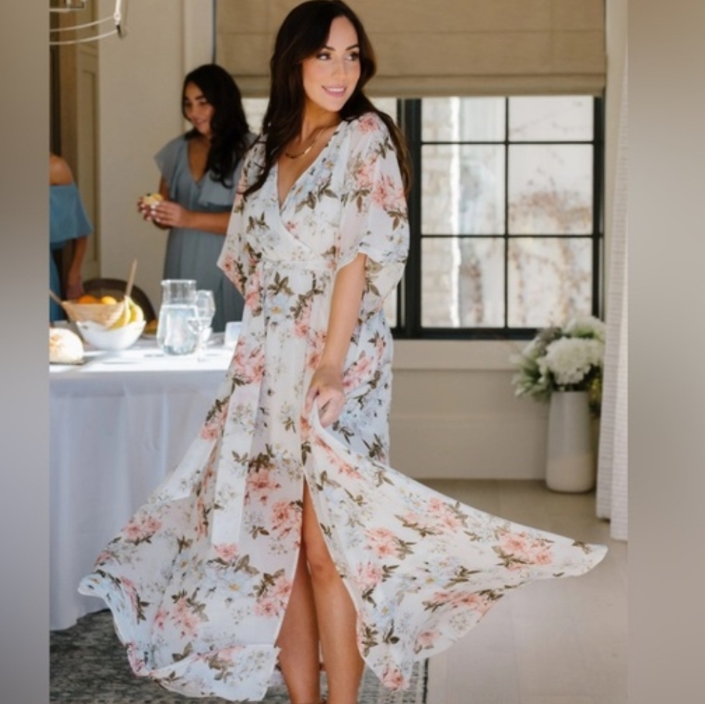 NWT Women's Baltic Born Kia Kimono Floral Maxi Dress || Small